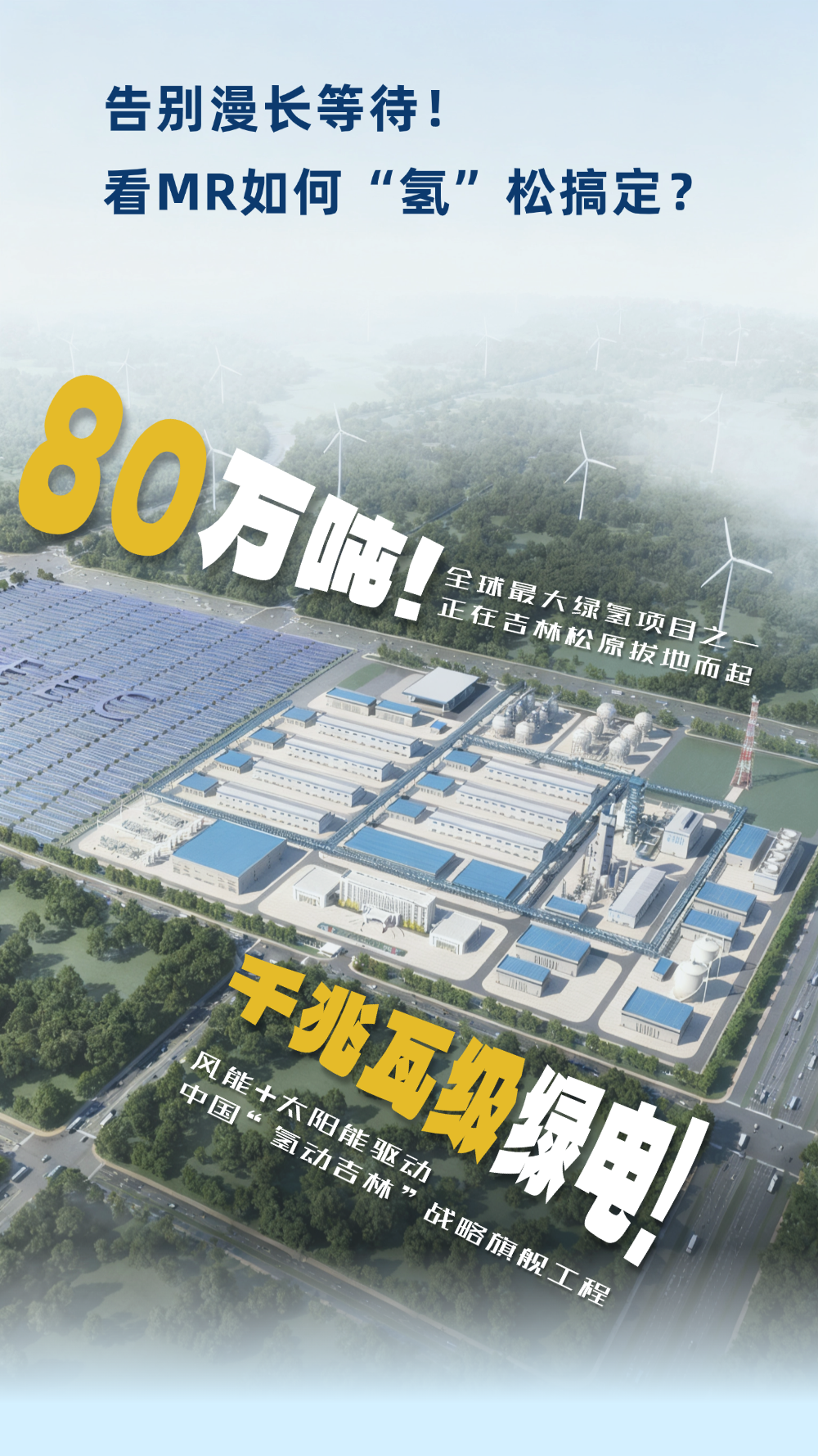 中国速度+德国品质 MR交卷松原绿氢大项目！